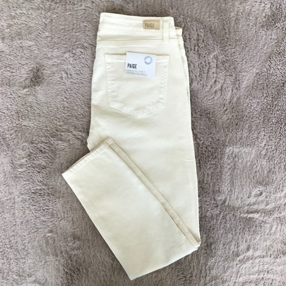 Paige Verdugo Ankle Mid-Rise Ultra Skinny NWT